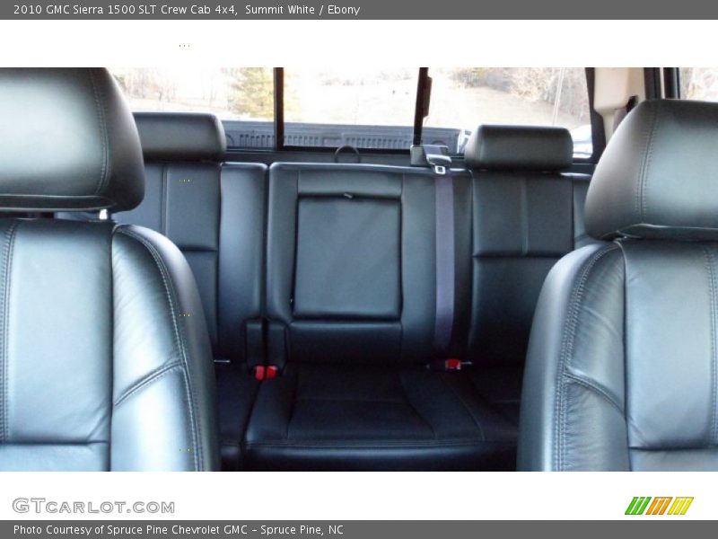 Summit White / Ebony 2010 GMC Sierra 1500 SLT Crew Cab 4x4