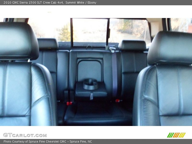 Summit White / Ebony 2010 GMC Sierra 1500 SLT Crew Cab 4x4