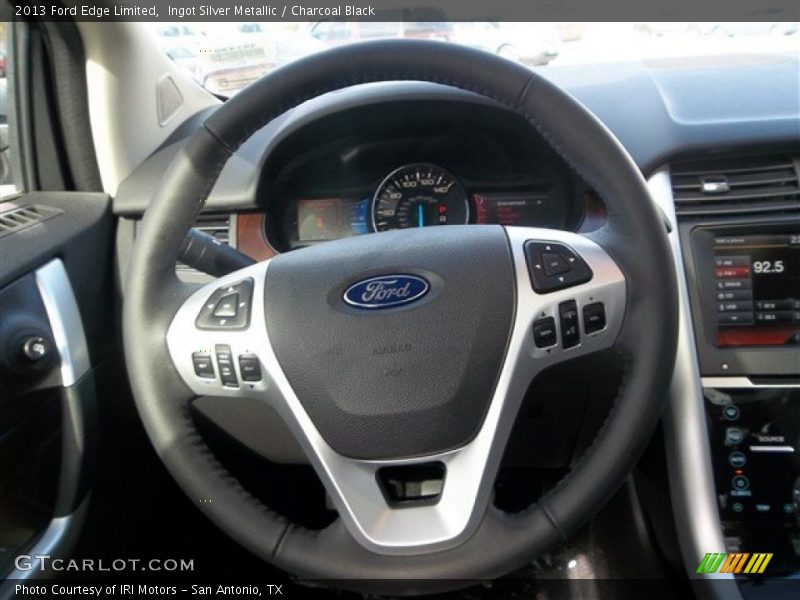 Ingot Silver Metallic / Charcoal Black 2013 Ford Edge Limited