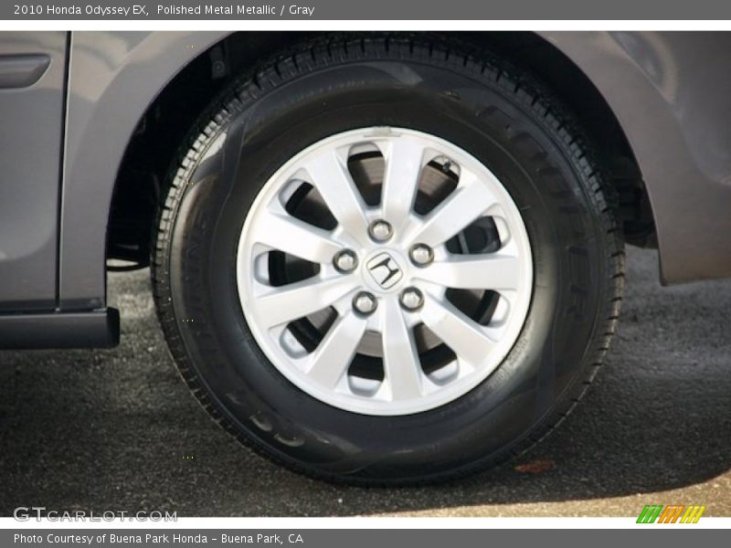 Polished Metal Metallic / Gray 2010 Honda Odyssey EX