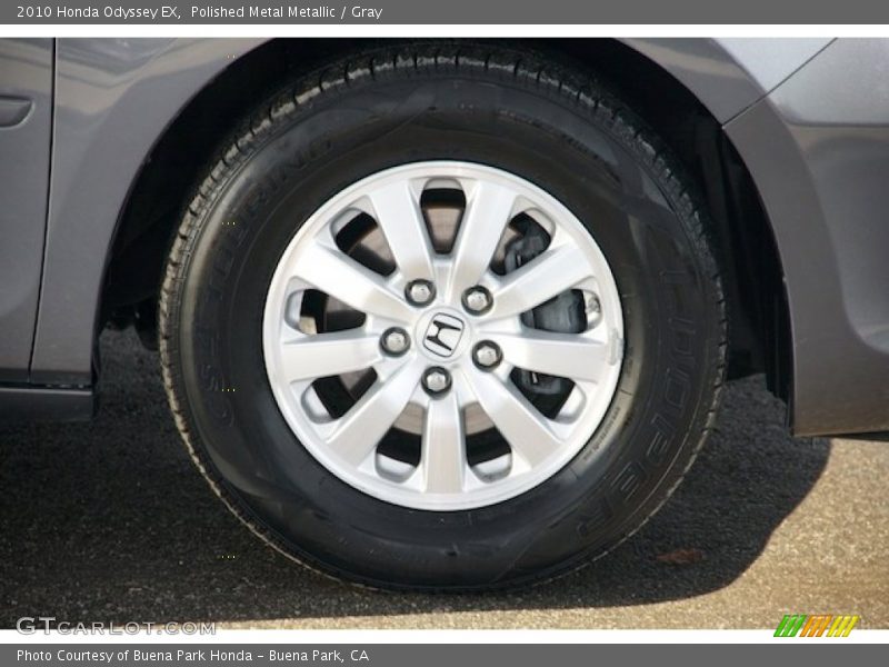 Polished Metal Metallic / Gray 2010 Honda Odyssey EX