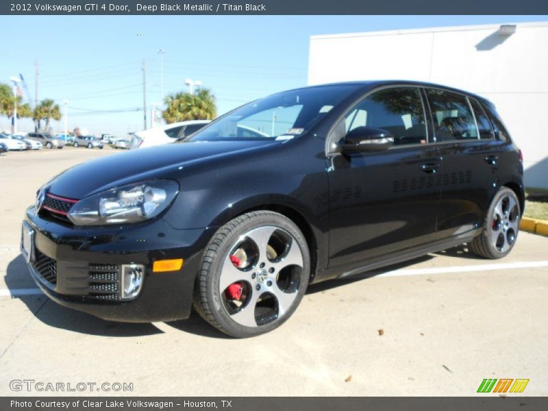 Deep Black Metallic / Titan Black 2012 Volkswagen GTI 4 Door