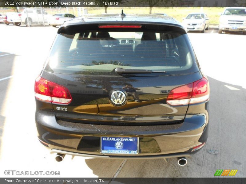 Deep Black Metallic / Titan Black 2012 Volkswagen GTI 4 Door