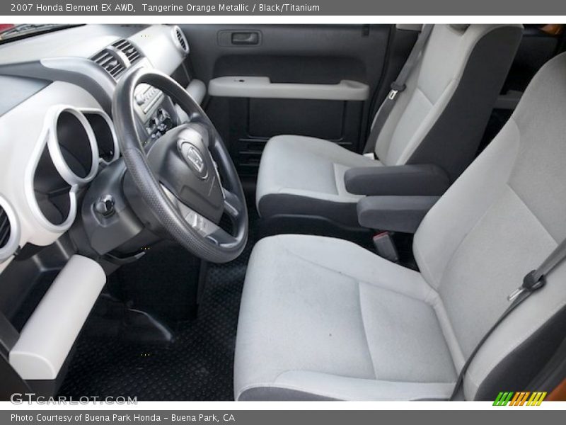 Tangerine Orange Metallic / Black/Titanium 2007 Honda Element EX AWD