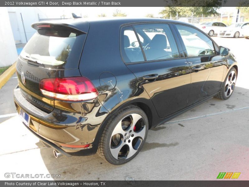 Deep Black Metallic / Titan Black 2012 Volkswagen GTI 4 Door