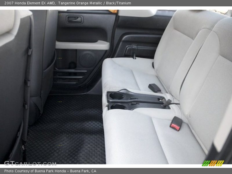 Tangerine Orange Metallic / Black/Titanium 2007 Honda Element EX AWD