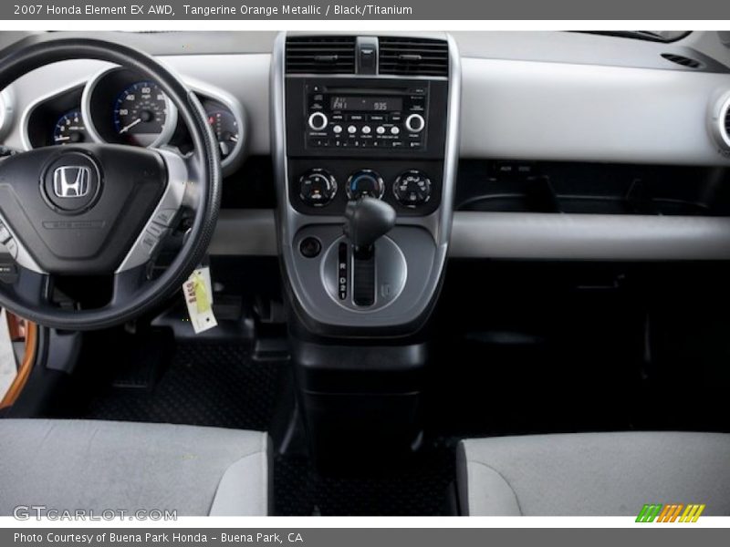 Tangerine Orange Metallic / Black/Titanium 2007 Honda Element EX AWD