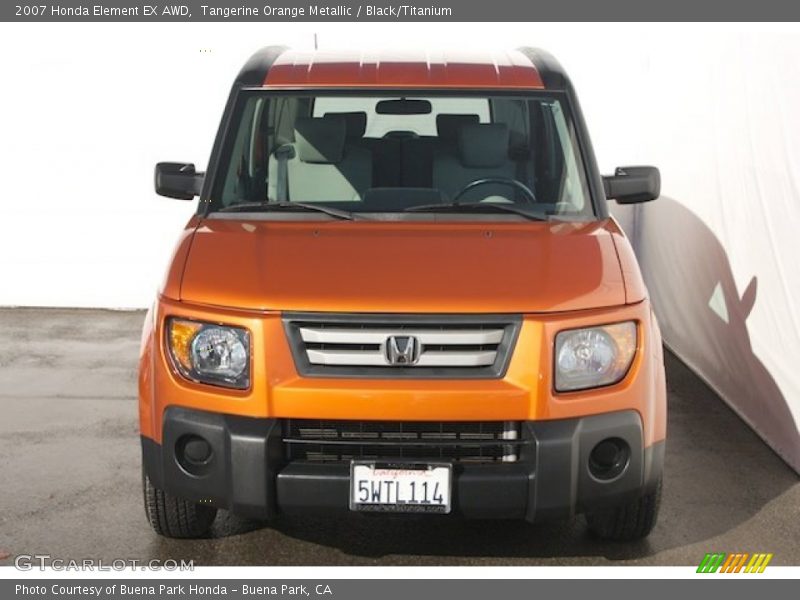 Tangerine Orange Metallic / Black/Titanium 2007 Honda Element EX AWD