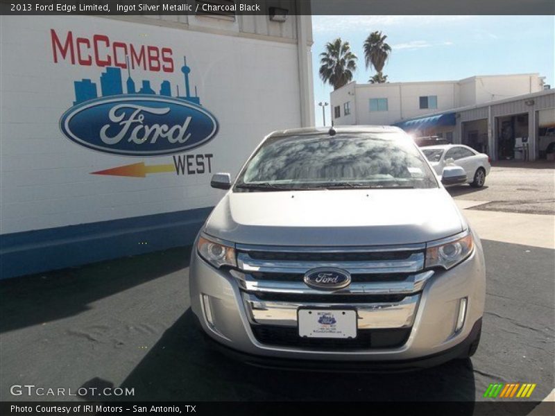 Ingot Silver Metallic / Charcoal Black 2013 Ford Edge Limited