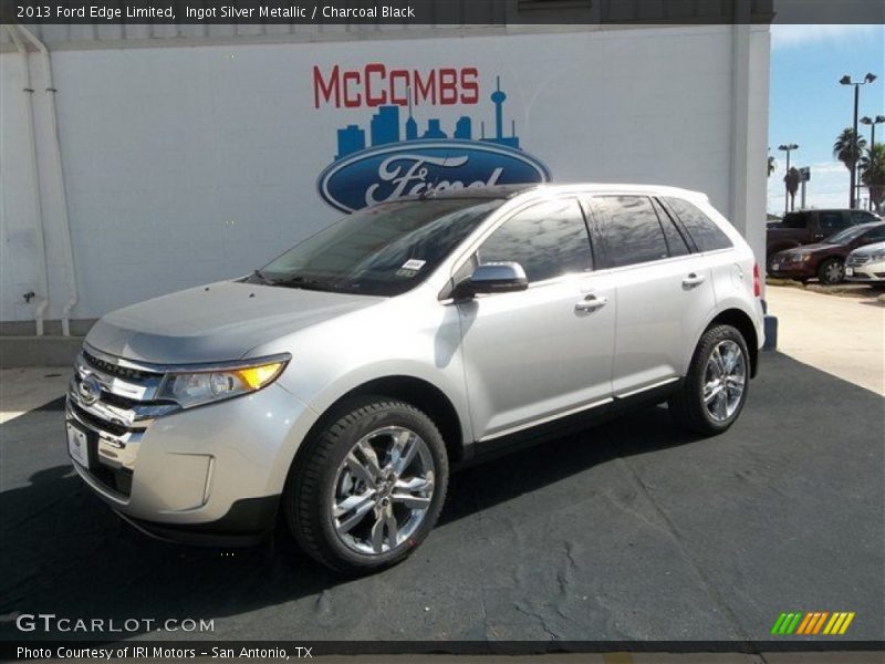 Ingot Silver Metallic / Charcoal Black 2013 Ford Edge Limited