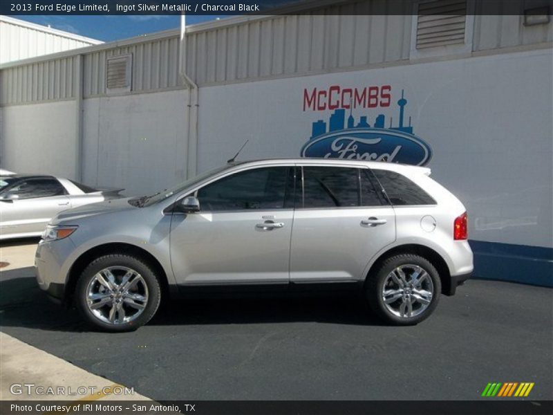 Ingot Silver Metallic / Charcoal Black 2013 Ford Edge Limited