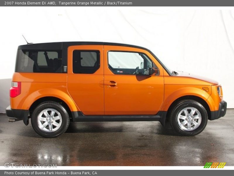 Tangerine Orange Metallic / Black/Titanium 2007 Honda Element EX AWD