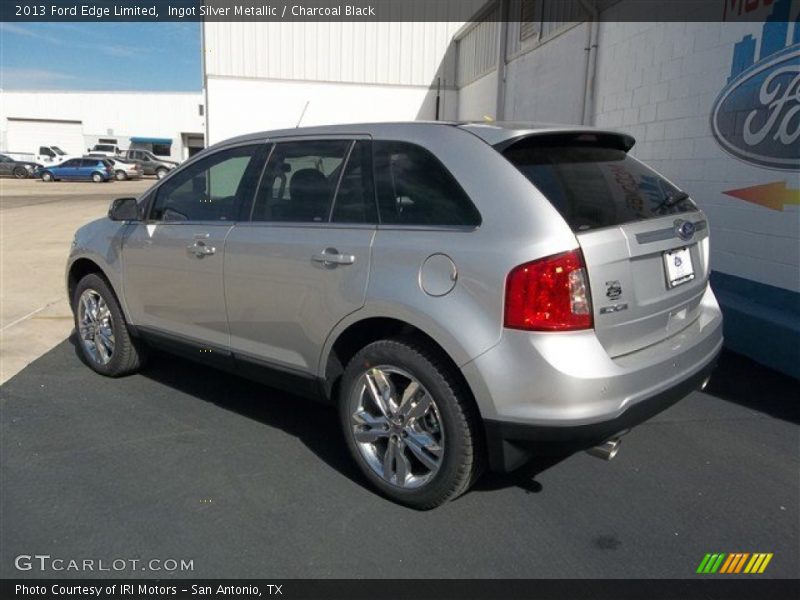 Ingot Silver Metallic / Charcoal Black 2013 Ford Edge Limited