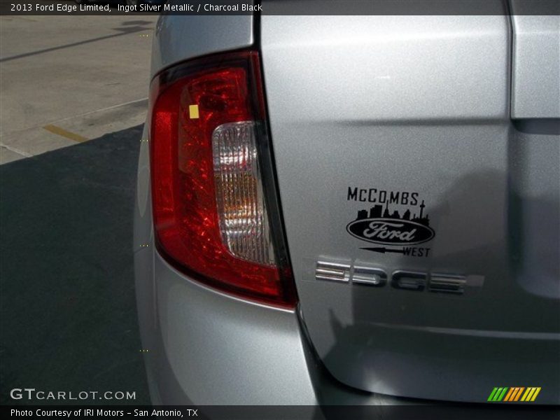 Ingot Silver Metallic / Charcoal Black 2013 Ford Edge Limited