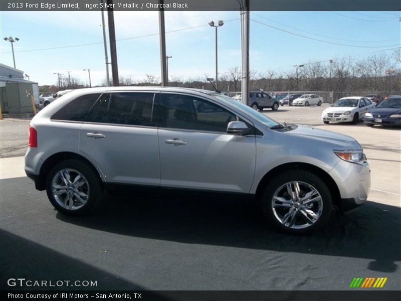 Ingot Silver Metallic / Charcoal Black 2013 Ford Edge Limited
