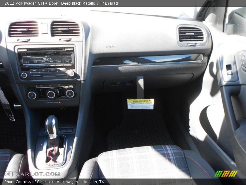 Deep Black Metallic / Titan Black 2012 Volkswagen GTI 4 Door
