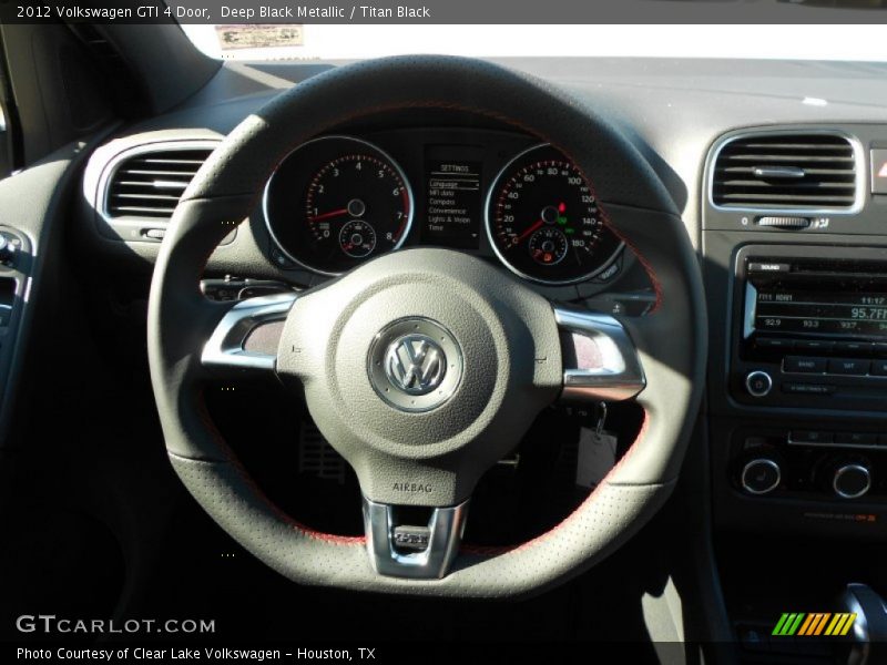 Deep Black Metallic / Titan Black 2012 Volkswagen GTI 4 Door