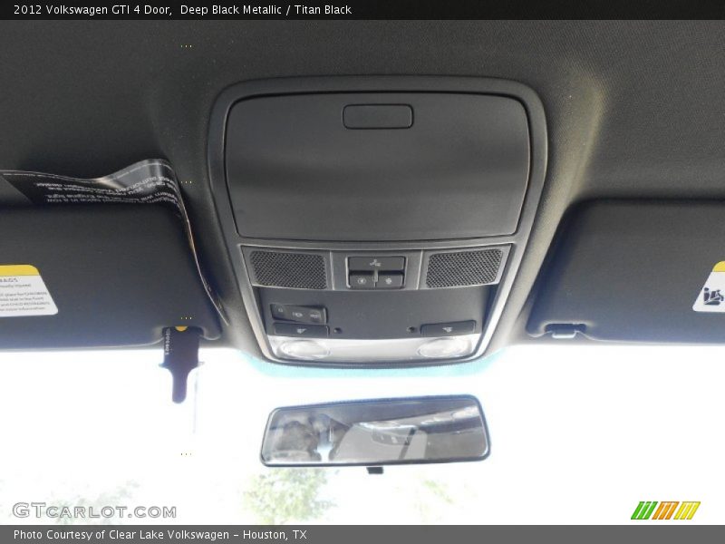 Deep Black Metallic / Titan Black 2012 Volkswagen GTI 4 Door