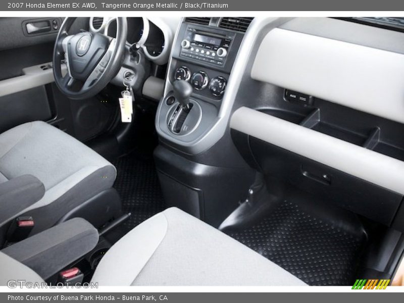 Tangerine Orange Metallic / Black/Titanium 2007 Honda Element EX AWD