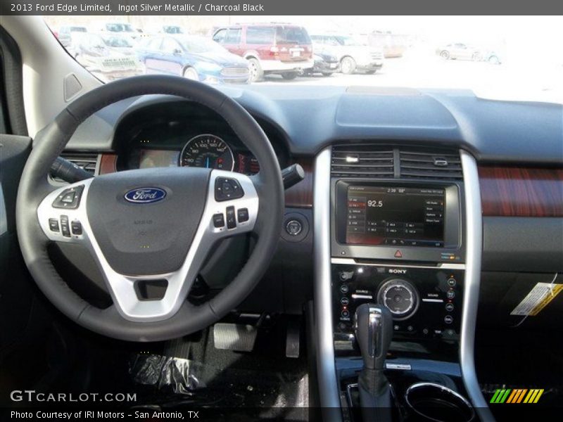 Ingot Silver Metallic / Charcoal Black 2013 Ford Edge Limited