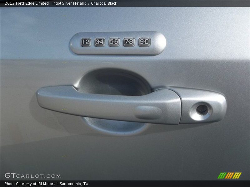 Ingot Silver Metallic / Charcoal Black 2013 Ford Edge Limited