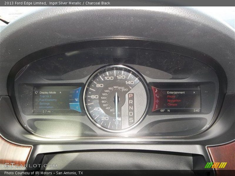 Ingot Silver Metallic / Charcoal Black 2013 Ford Edge Limited