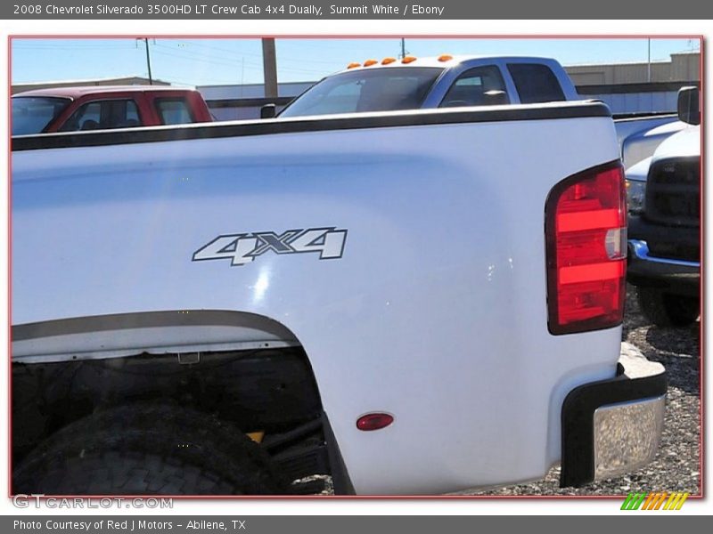 Summit White / Ebony 2008 Chevrolet Silverado 3500HD LT Crew Cab 4x4 Dually