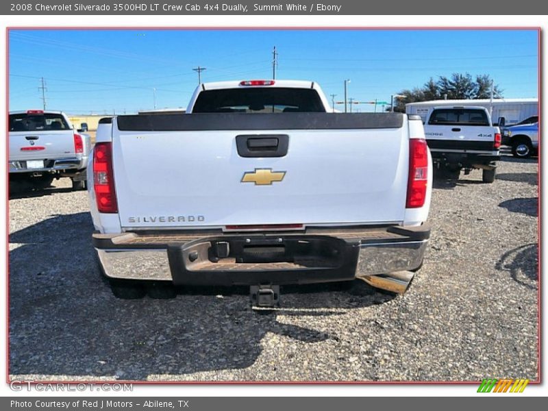Summit White / Ebony 2008 Chevrolet Silverado 3500HD LT Crew Cab 4x4 Dually