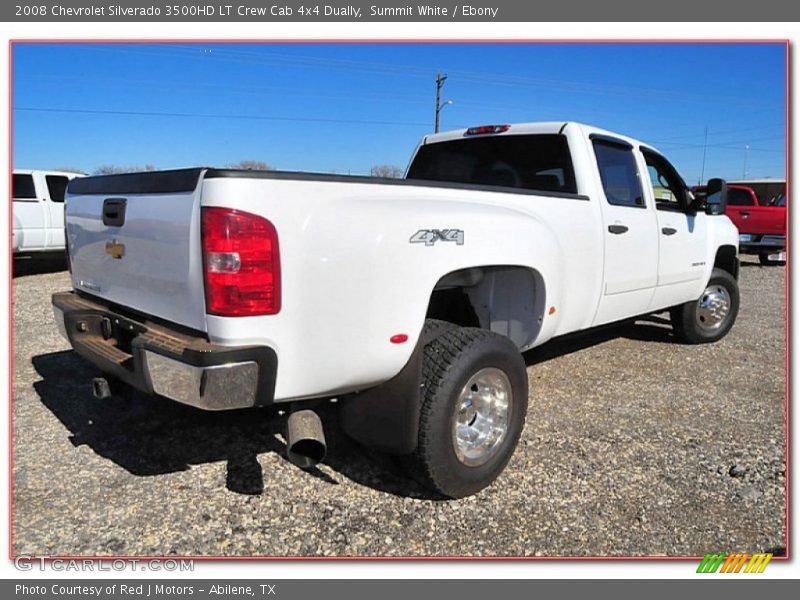 Summit White / Ebony 2008 Chevrolet Silverado 3500HD LT Crew Cab 4x4 Dually