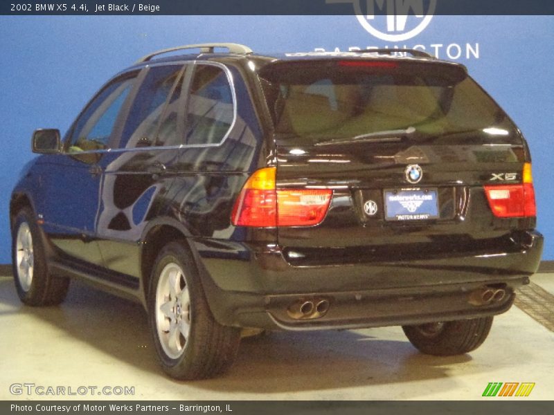 Jet Black / Beige 2002 BMW X5 4.4i