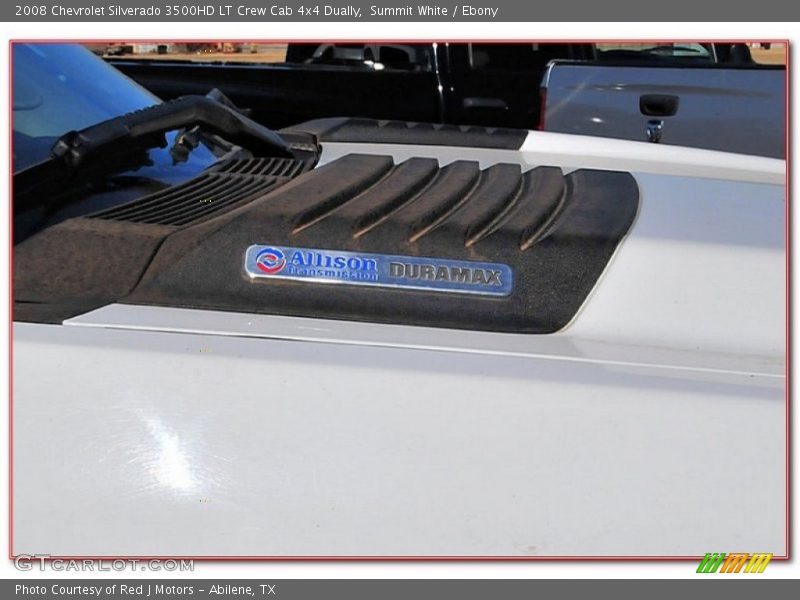 Summit White / Ebony 2008 Chevrolet Silverado 3500HD LT Crew Cab 4x4 Dually