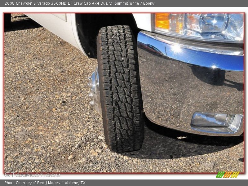 Summit White / Ebony 2008 Chevrolet Silverado 3500HD LT Crew Cab 4x4 Dually