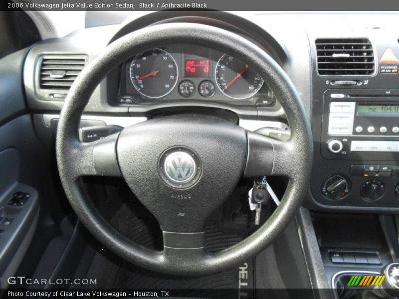 Black / Anthracite Black 2006 Volkswagen Jetta Value Edition Sedan