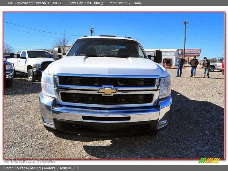 Summit White / Ebony 2008 Chevrolet Silverado 3500HD LT Crew Cab 4x4 Dually