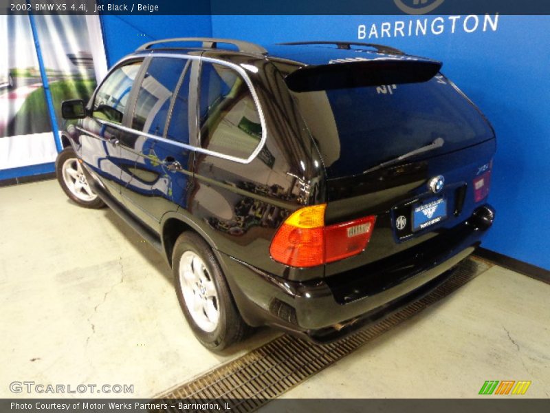 Jet Black / Beige 2002 BMW X5 4.4i