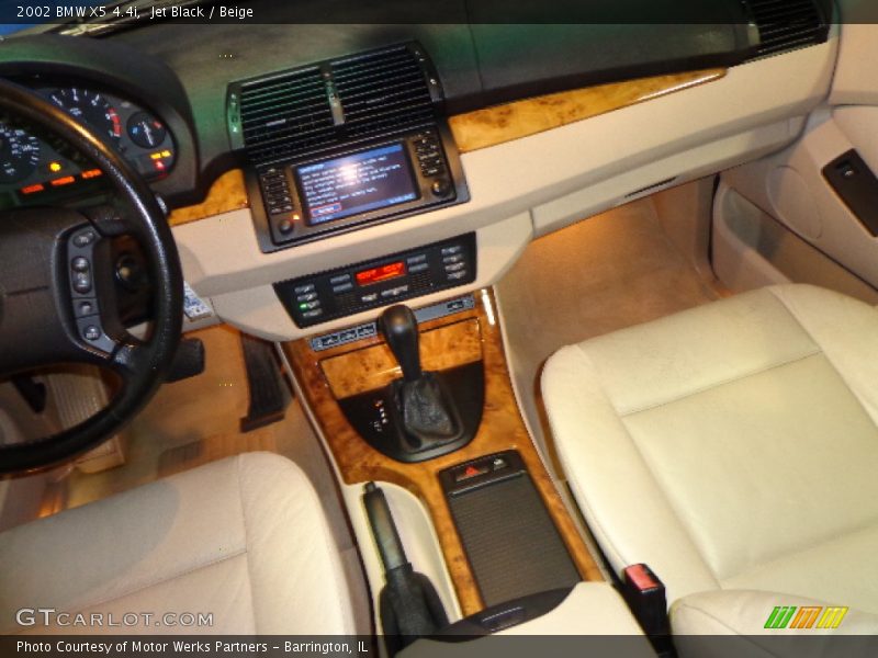 Jet Black / Beige 2002 BMW X5 4.4i