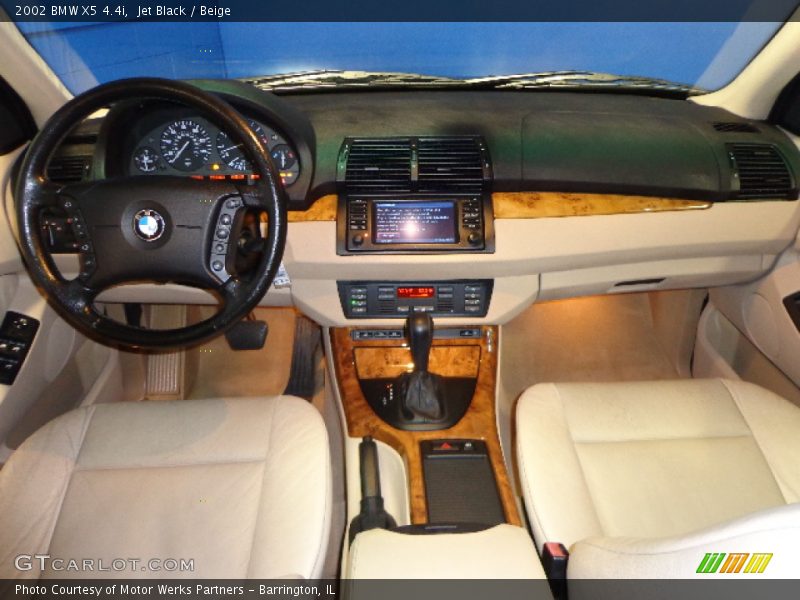 Jet Black / Beige 2002 BMW X5 4.4i