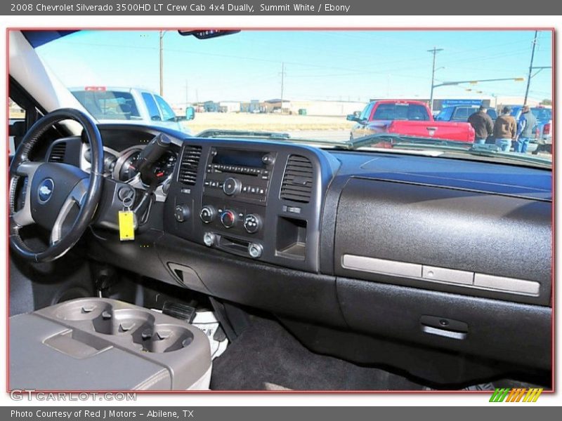 Summit White / Ebony 2008 Chevrolet Silverado 3500HD LT Crew Cab 4x4 Dually
