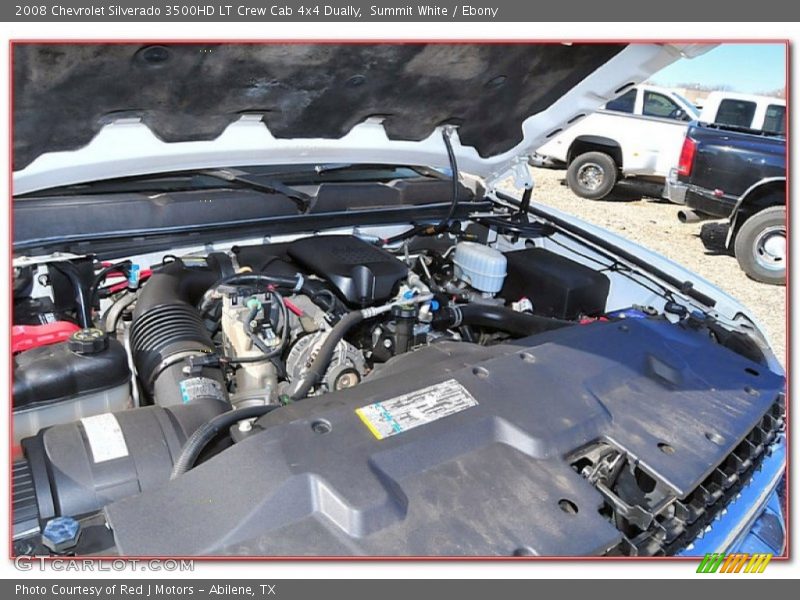 Summit White / Ebony 2008 Chevrolet Silverado 3500HD LT Crew Cab 4x4 Dually