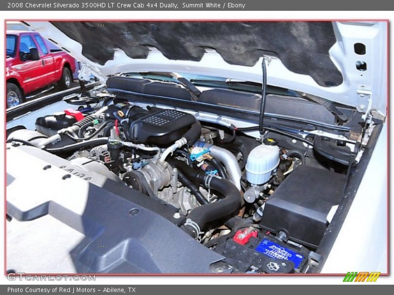Summit White / Ebony 2008 Chevrolet Silverado 3500HD LT Crew Cab 4x4 Dually