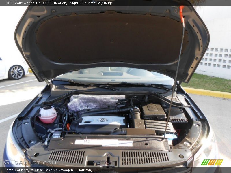 Night Blue Metallic / Beige 2012 Volkswagen Tiguan SE 4Motion