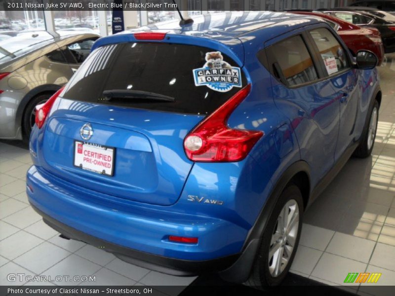 Electric Blue / Black/Silver Trim 2011 Nissan Juke SV AWD