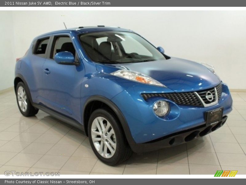 Electric Blue / Black/Silver Trim 2011 Nissan Juke SV AWD