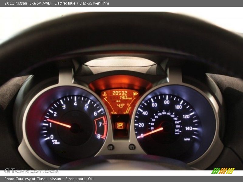 Electric Blue / Black/Silver Trim 2011 Nissan Juke SV AWD