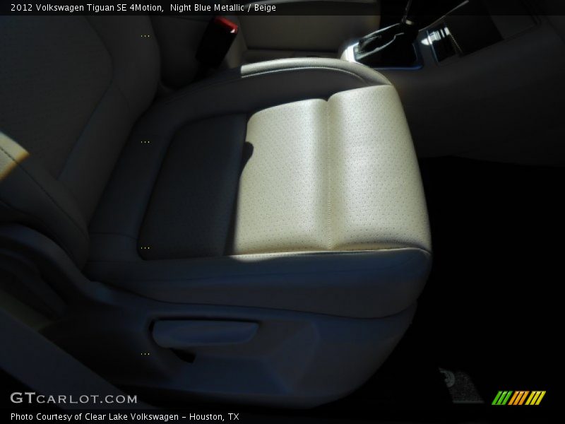 Night Blue Metallic / Beige 2012 Volkswagen Tiguan SE 4Motion