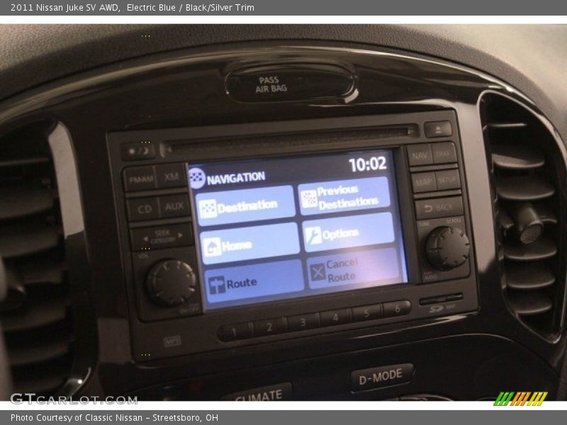 Electric Blue / Black/Silver Trim 2011 Nissan Juke SV AWD
