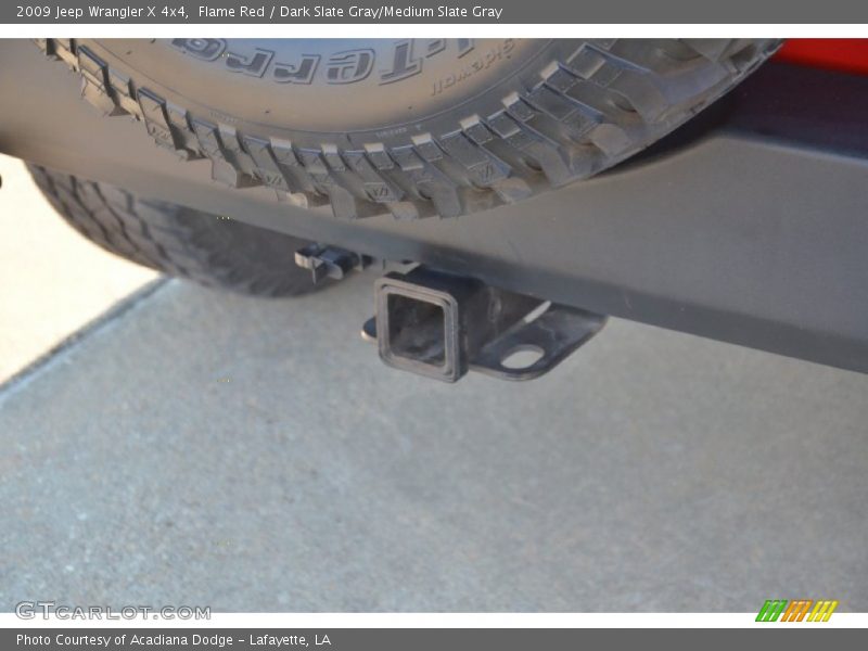 Flame Red / Dark Slate Gray/Medium Slate Gray 2009 Jeep Wrangler X 4x4