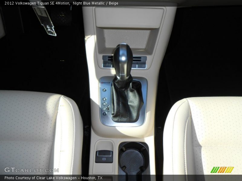 Night Blue Metallic / Beige 2012 Volkswagen Tiguan SE 4Motion