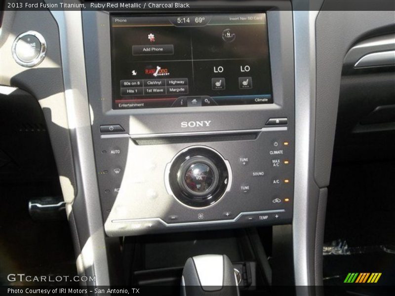 Ruby Red Metallic / Charcoal Black 2013 Ford Fusion Titanium