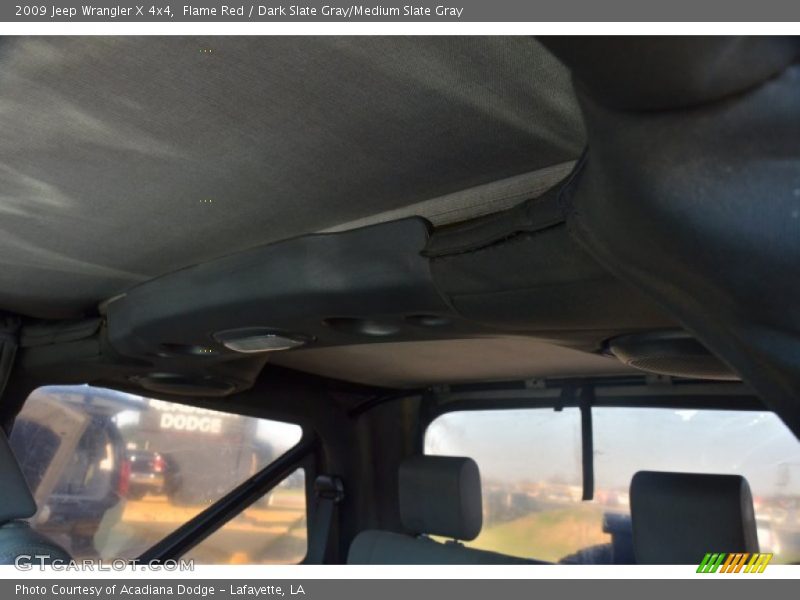 Flame Red / Dark Slate Gray/Medium Slate Gray 2009 Jeep Wrangler X 4x4